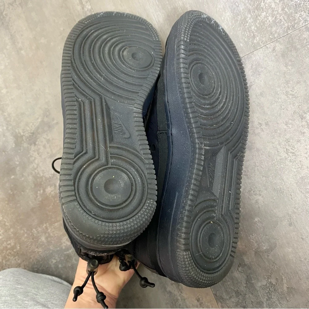 Nike Air Force 1 High Shell Sneakers in‎ Black Graphite 7.5